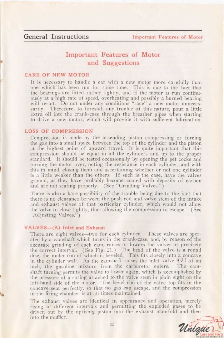 1912 Studebaker E-M-F 30 Operation Manual Page 15
